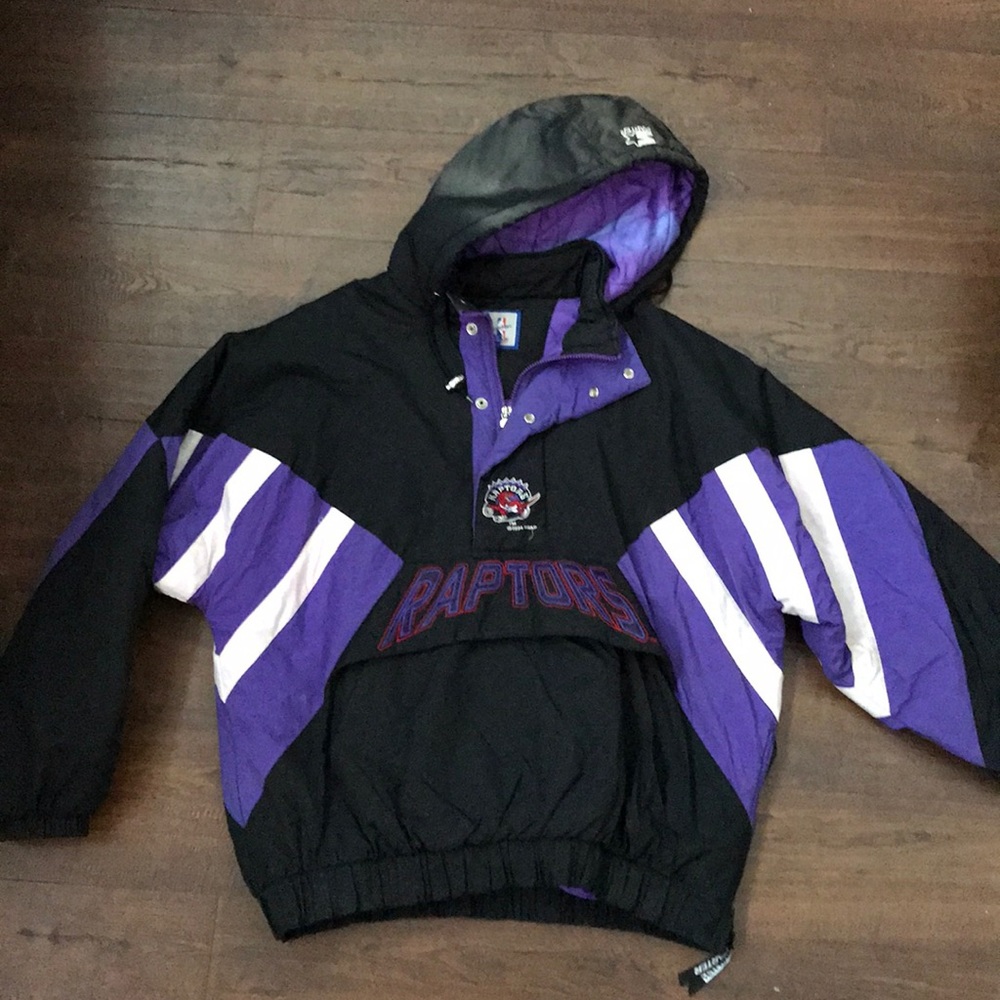Vintage Raptors Starter Puffer Jacket